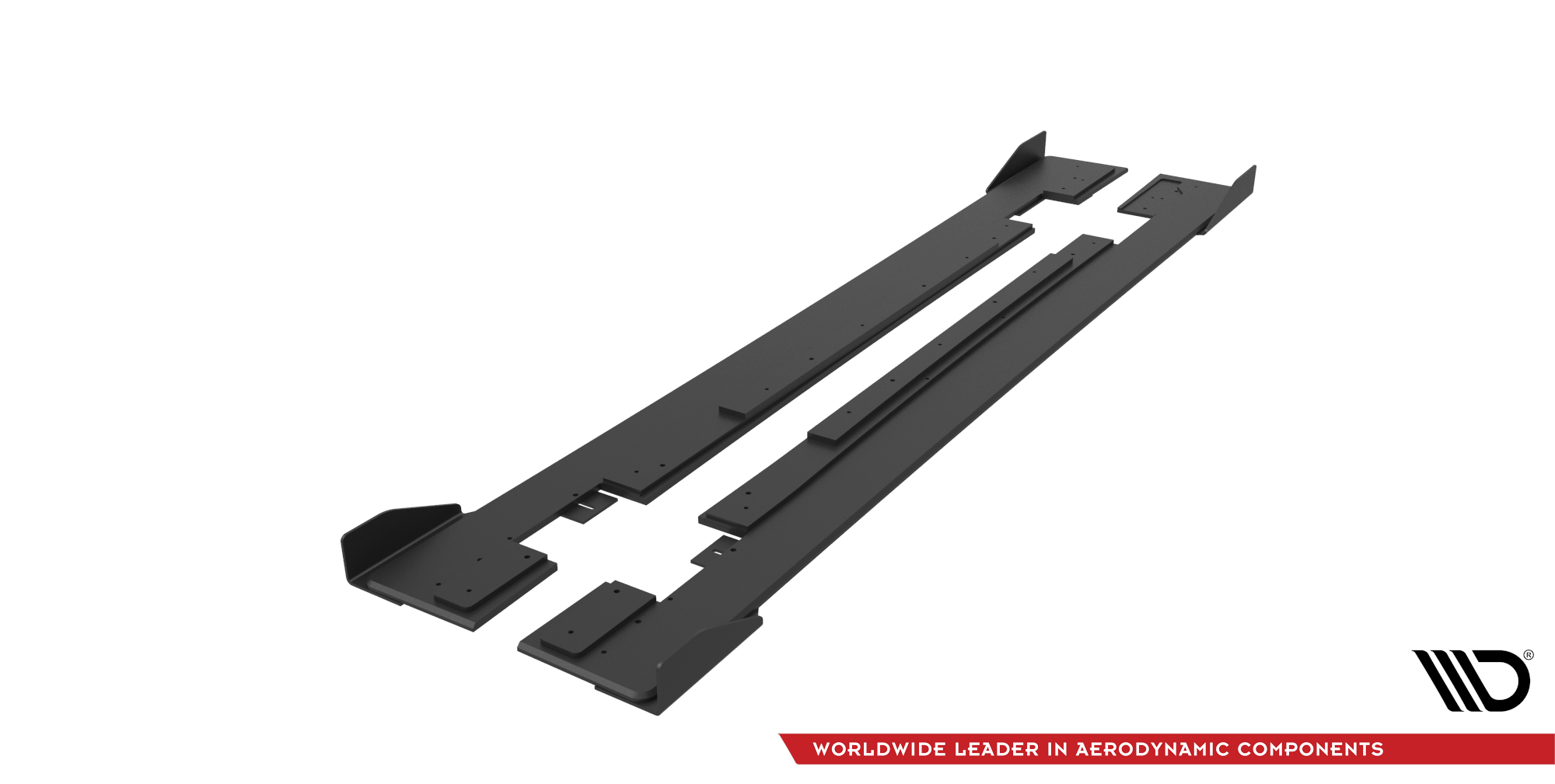 Street pro side skirts diffusers + flaps mercedes-amg cla 45 c117 facelift