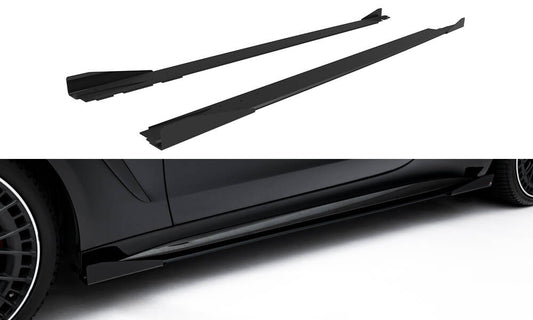 Street pro side skirts diffusers + flaps mercedes-amg cle 53 c236