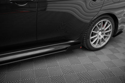 Street pro side skirts diffusers + flaps mitsubishi lancer evo x