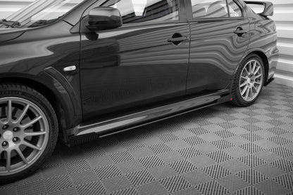 Street Pro Side Skirts Diffuses + Flaps Mitsubishi Lancer Evo X