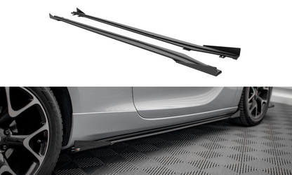 Street pro side skirts diffusers + flaps opel astra gtc opc-line j