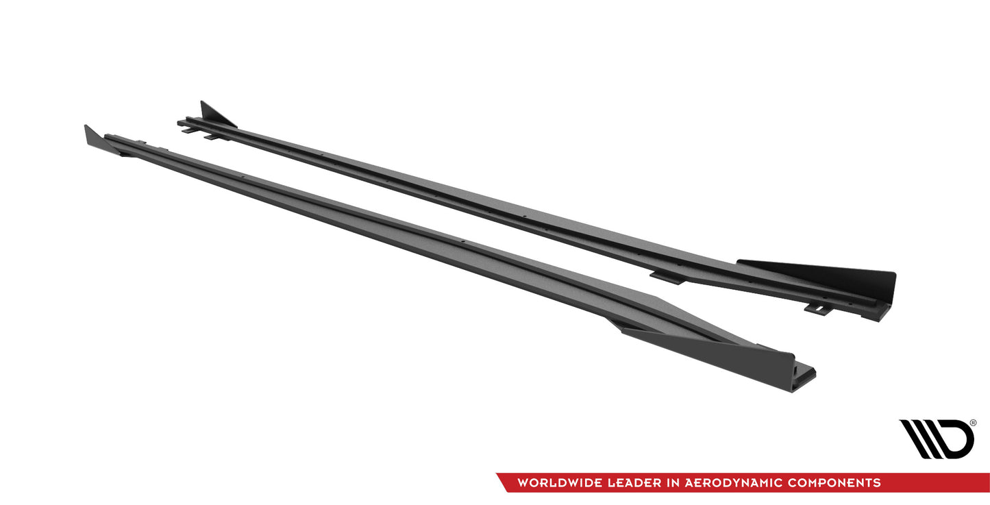 Street pro side skirts diffusers + flaps opel astra gtc opc-line j