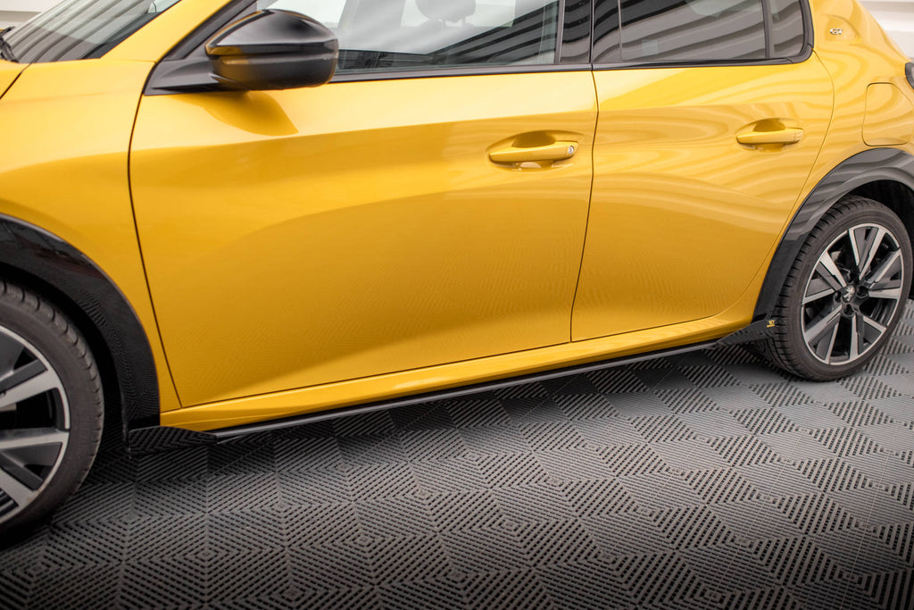 Street pro side skirts diffusers + flaps peugeot 208 gt mk2