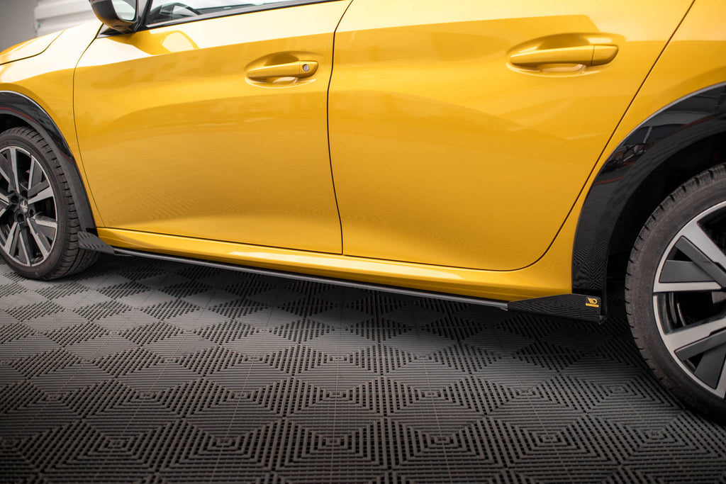 Street pro side skirts diffusers + flaps peugeot 208 gt mk2