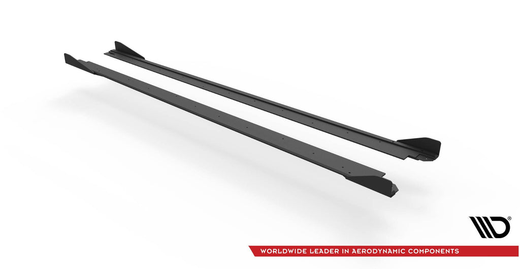Street pro sideskjørt diffusorer + klaff sete leon for mk4