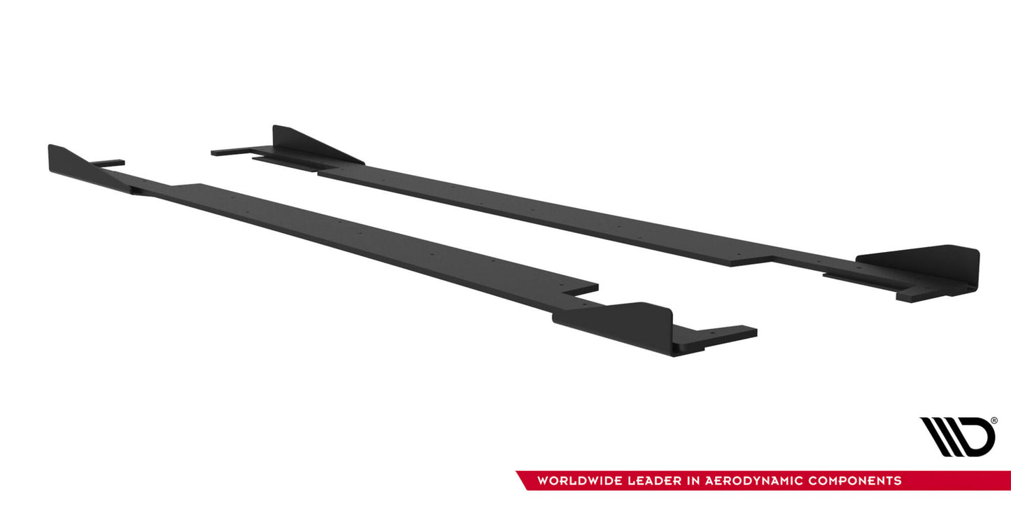 Street pro side skirts diffusers + flaps subaru impreza wrx sti mk3 facelift