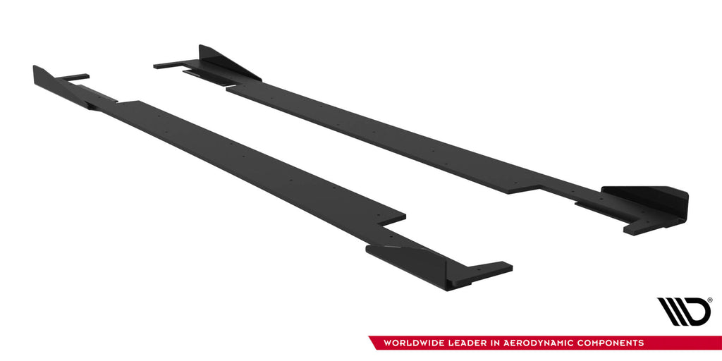 Street Pro Side -hameet Diffusers + Flaps Subaru Impreza WRX STI MK3 Facelift