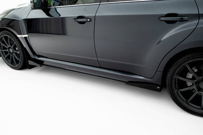 Street pro side skirts diffusers + flaps subaru impreza wrx sti mk3 facelift