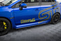 Street Pro -sivuhelmat diffuusorilla ja läpäillä Subaru WRX STI mk1:ssä
