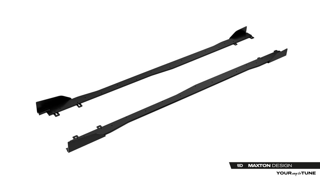 Street pro sideskjørt diffusere + klaffer toyota gr yaris mk4 ansiktsløftning
