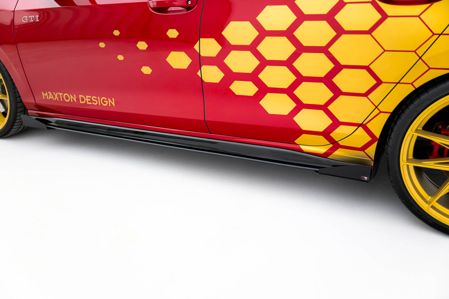 Street pro side skirts diffusers + flaps volkswagen golf gti clubsport mk8 facelift