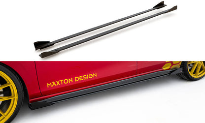 Street Pro Side -hameet Diffusers + Flaps Volkswagen Golf GTI Clubsport MK8 FaceLift