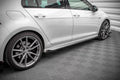 Street pro sideskjørt diffusere + klaffer volkswagen golf r mk7