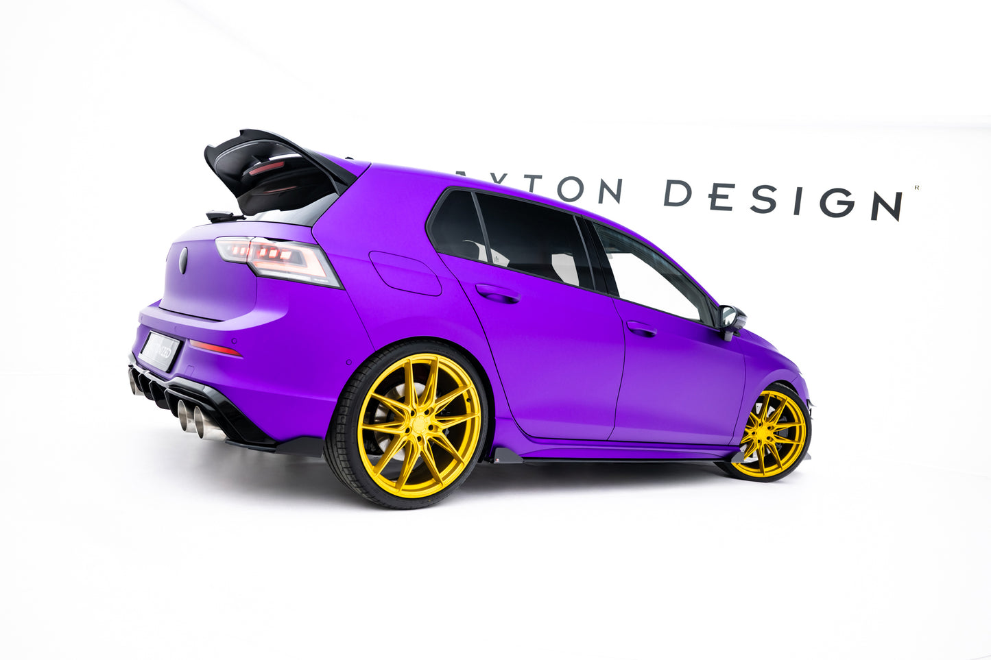 Street pro side skirts diffusers + flaps volkswagen golf r mk8 / mk8 facelift