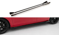 Street pro side skirts diffusers + flaps volkswagen golf r / r-line mk7 facelift
