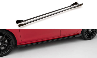 Street Pro Side -hameet Diffusers + Flaps Volkswagen Golf R / R-Line MK7 Facelift