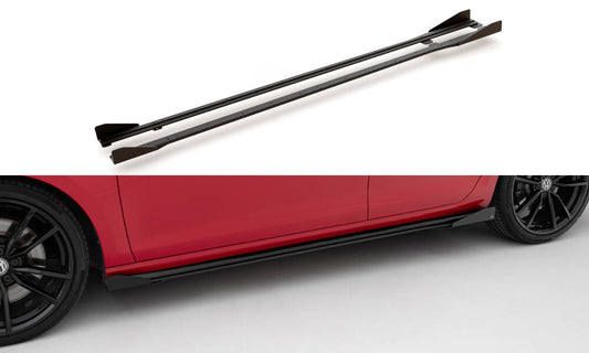Street Pro Side -hameet Diffusers + Flaps Volkswagen Golf R / R-Line MK7 Facelift