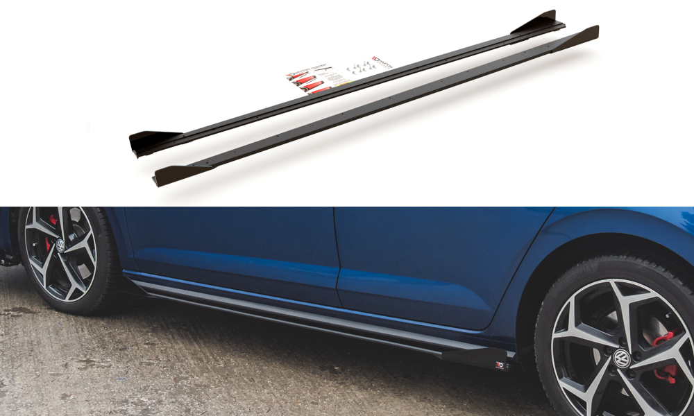 Street Pro Side -hameet Diffusers + Flaps Volkswagen Polo GTI MK6