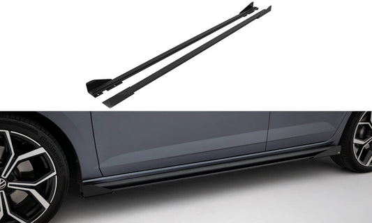 Street pro side skirts diffusers + flaps volkswagen polo gti mk6 facelift