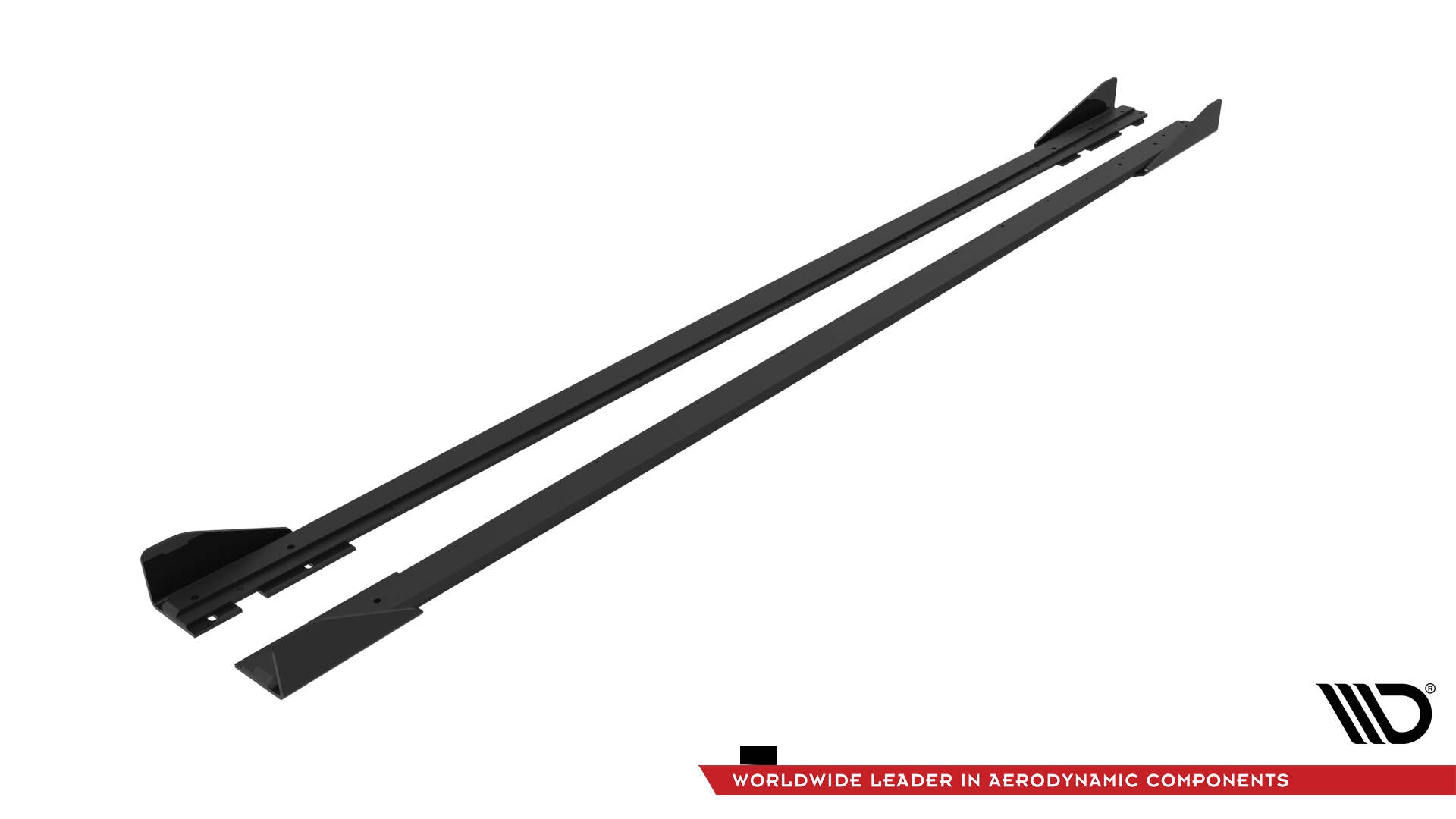 Street pro side skirts diffusers + flaps volkswagen polo gti mk6 facelift