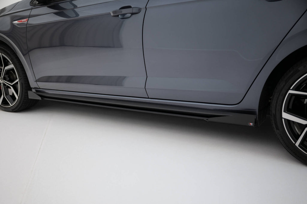 Street pro side skirts diffusers + flaps volkswagen polo gti mk6 facelift