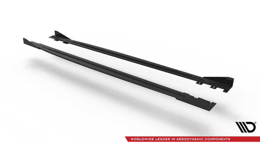 Street pro side skirts diffusers + flaps volkswagen scirocco r mk3 / mk3 facelift