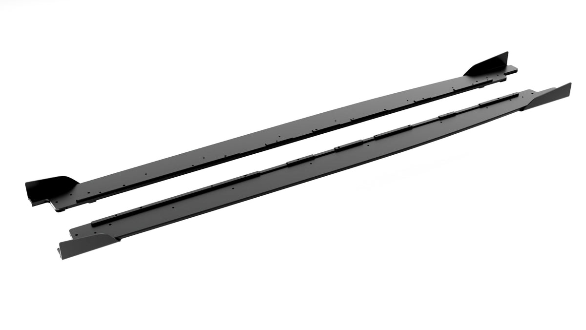 Street pro side skirts diffusers + flaps suitable for cupra leon st / hatchback mk1 facelift
