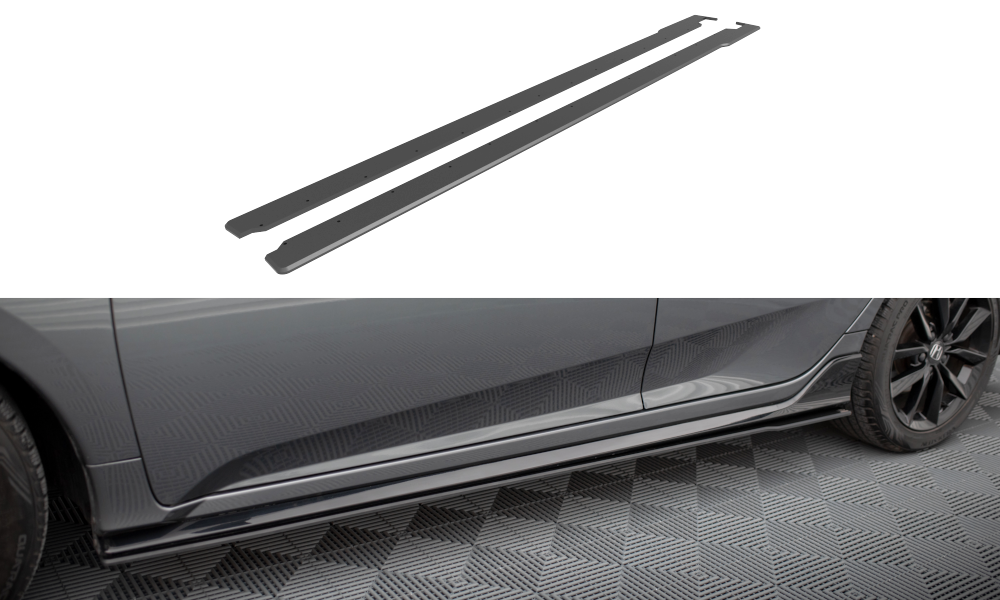 Street pro side skirts diffusers honda civic sport mk 10