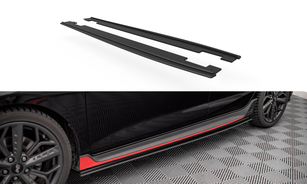 Street pro side skirts diffusers hyundai i20 n mk3