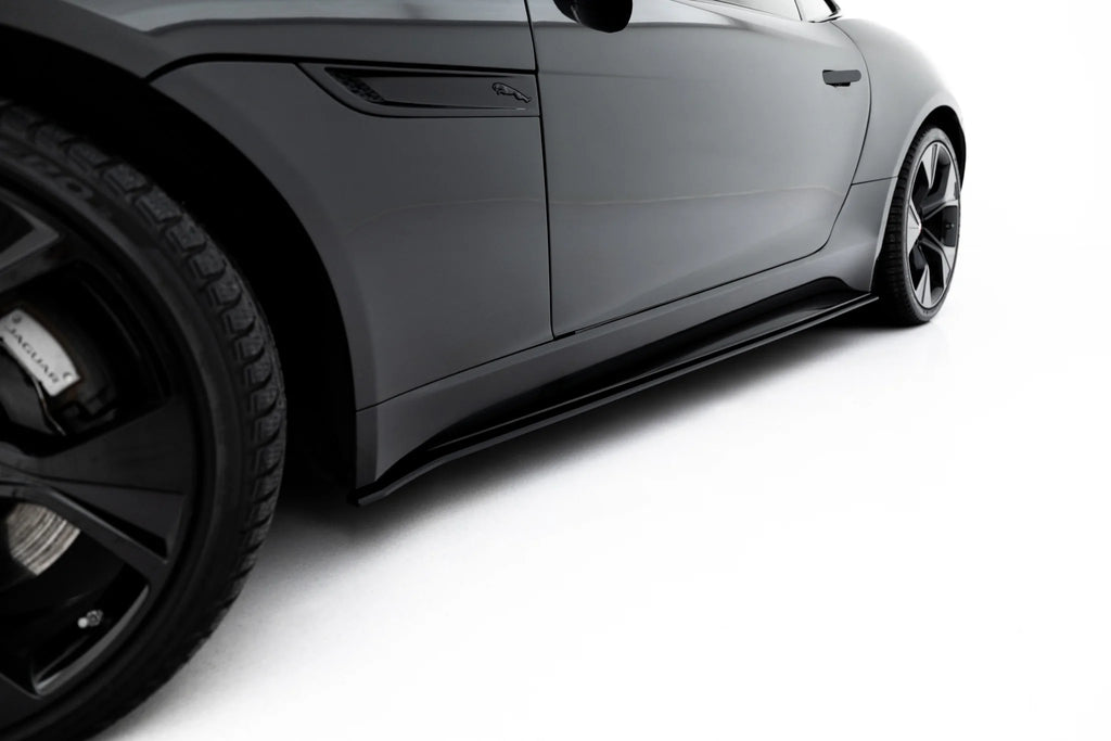 Street pro side skirts diffusers jaguar f-type x152 facelift 2