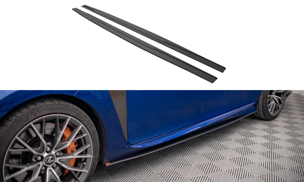 Street pro side skirts diffusers lexus gs f mk4 facelift
