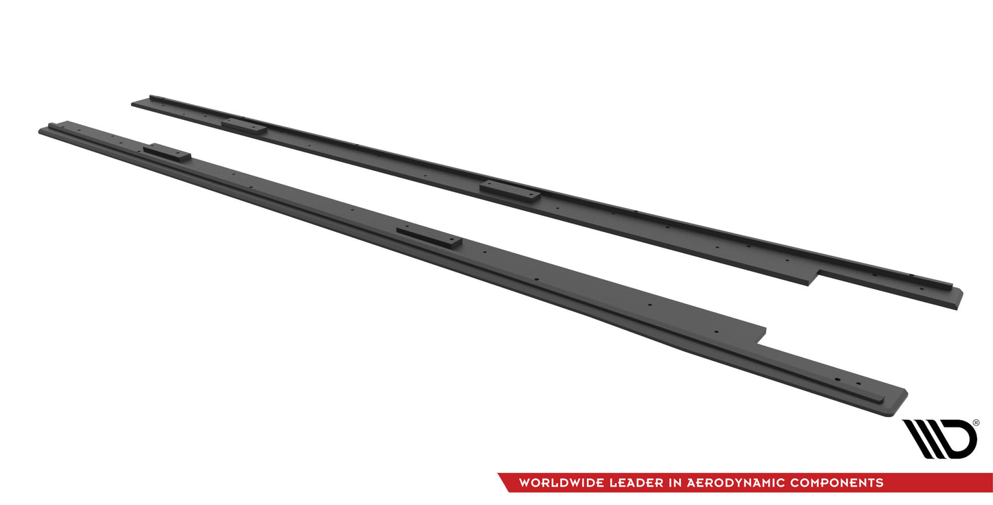 Street pro side skirts diffusers mazda 3 mps mk1