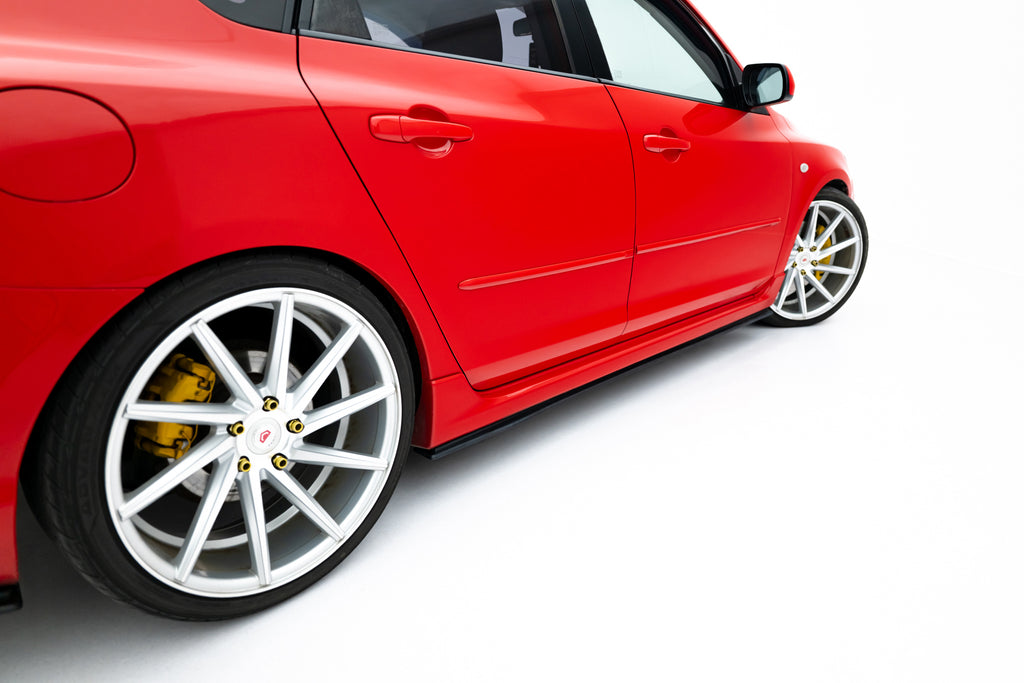 Street pro side skirts diffusers mazda 3 mps mk1