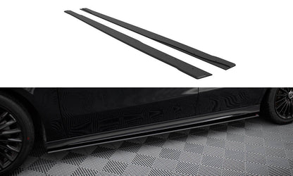 Street pro side skirts diffusers mercedes-amg a35 w177 facelift