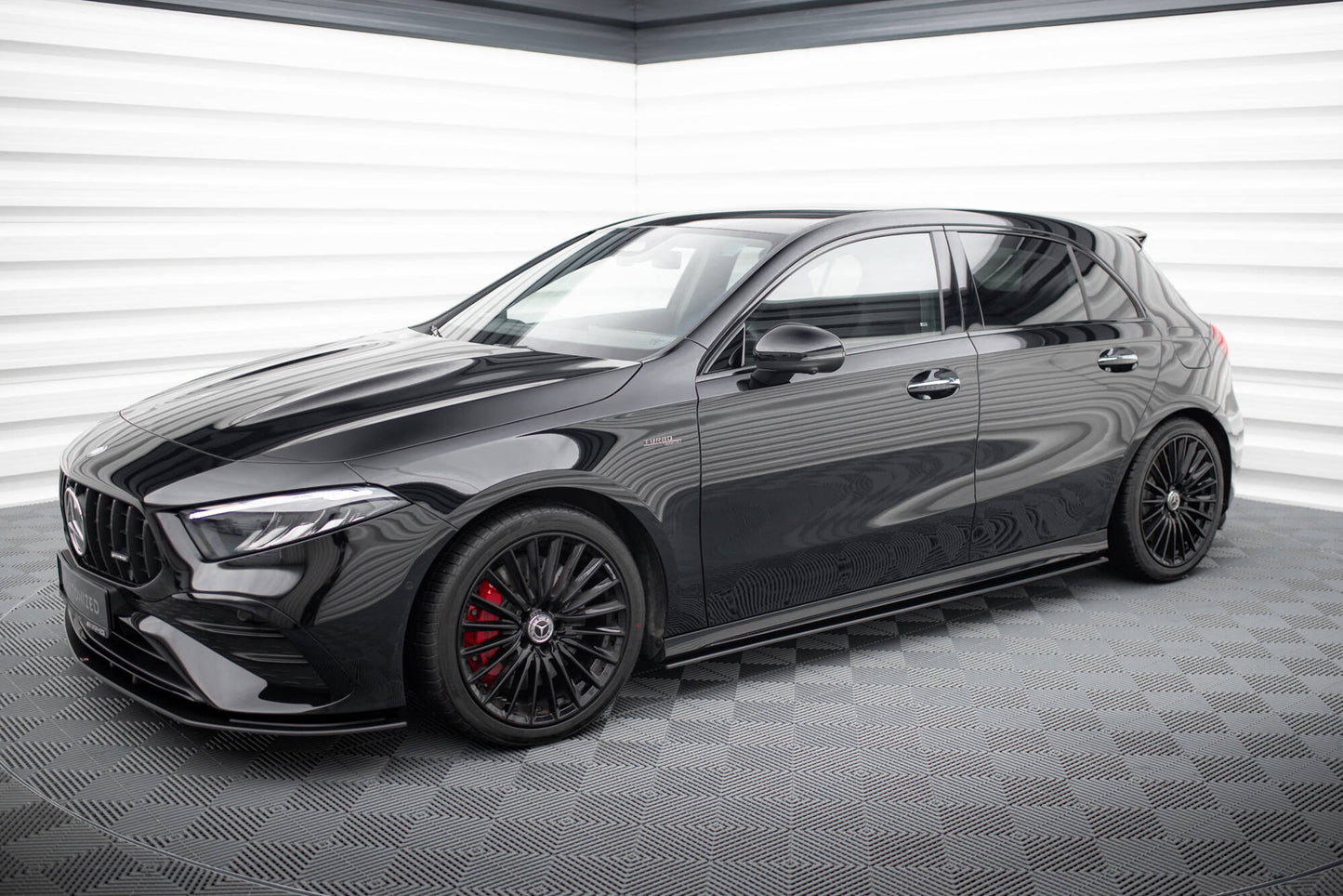 Street pro side skirts diffusers mercedes-amg a35 w177 facelift