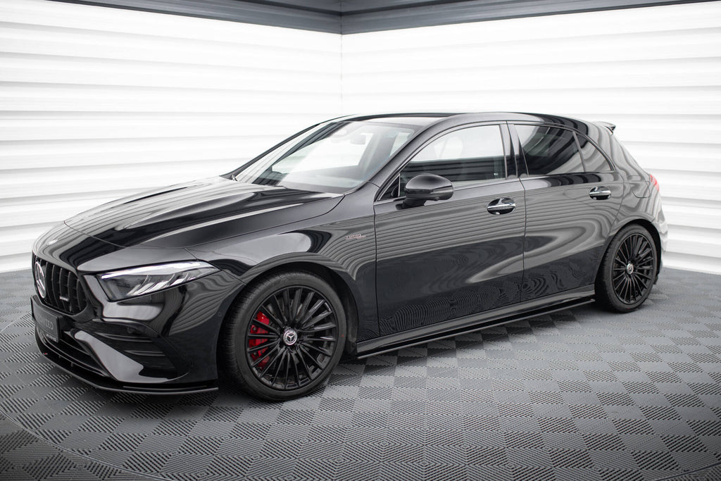 Street pro side skirts diffusers mercedes-amg a35 w177 facelift