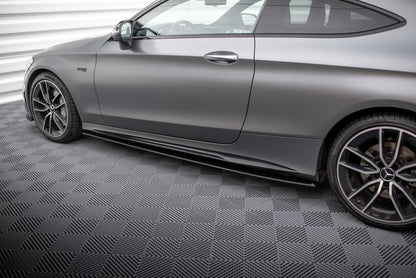 Street Pro Side nederdele diffusorer Mercedes-AMG C43 Coupe / Cabrio C205 Facelift / A205 Facelift