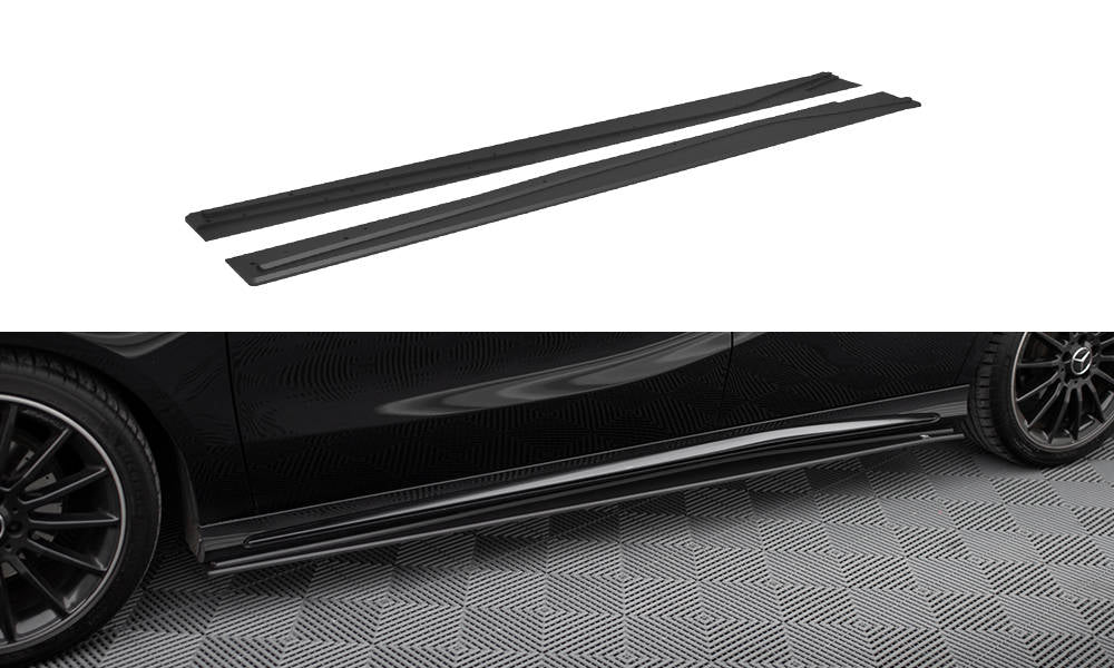 Street Pro Side nederdele diffusorer Mercedes-Benz A AMG-Line W176 Facelift