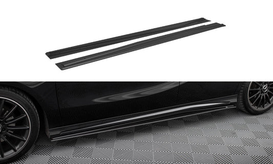 Street pro side skirts diffusers mercedes-benz a amg-line w176 facelift