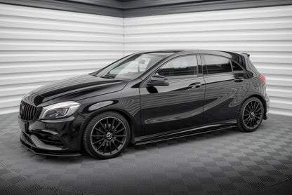 Street Pro Side nederdele diffusorer Mercedes-Benz A AMG-Line W176 Facelift
