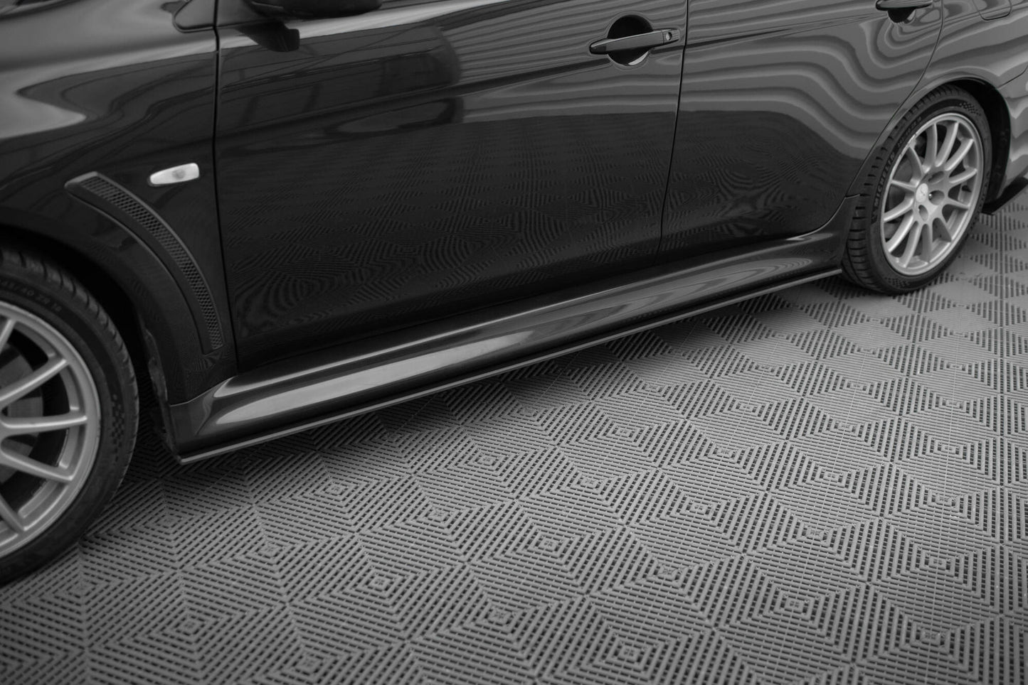 Street pro side skirts diffusers mitsubishi lancer evo x