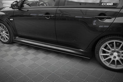 Street pro side skirts diffusers mitsubishi lancer evo x