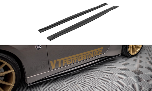 Street pro side skirts diffusers nissan 370z nismo facelift