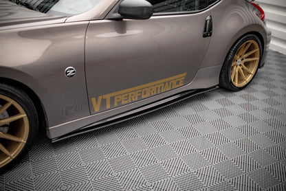 Street pro side skirts diffusers nissan 370z nismo facelift