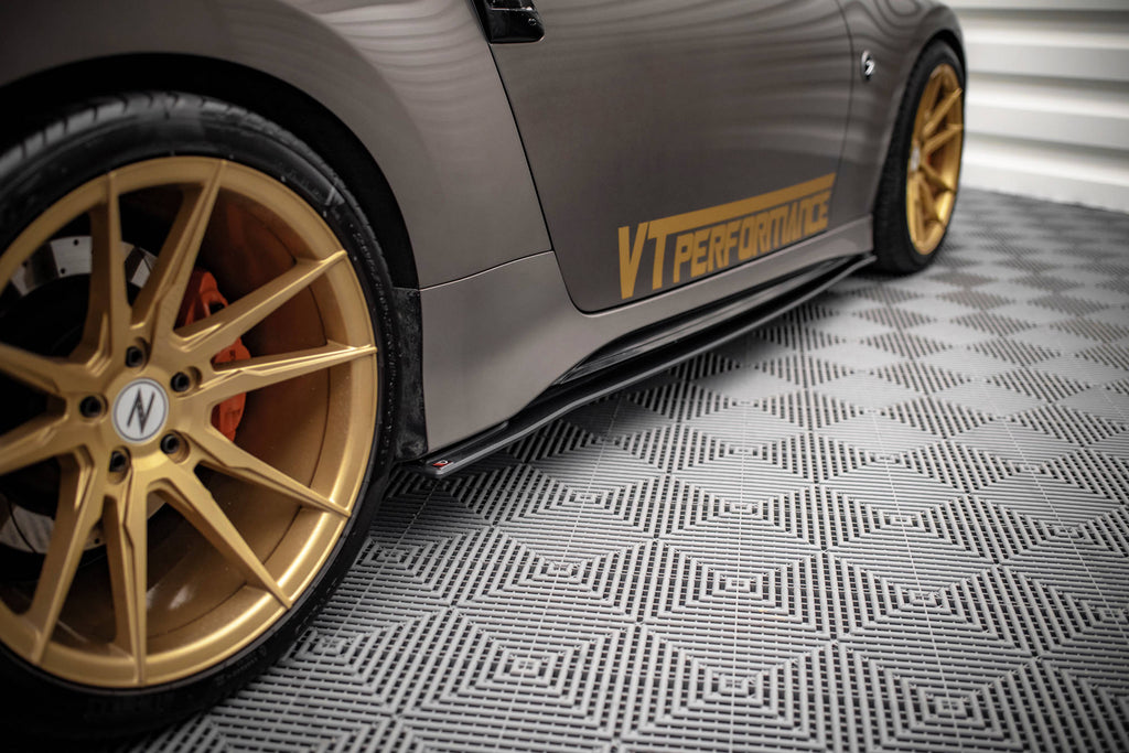 Street pro sideskjørt diffusere nissan 370z nismo ansiktsløftning