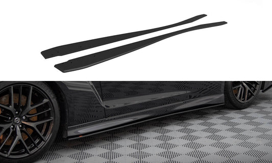 Street pro side skirts diffusers nissan gtr r35 facelift