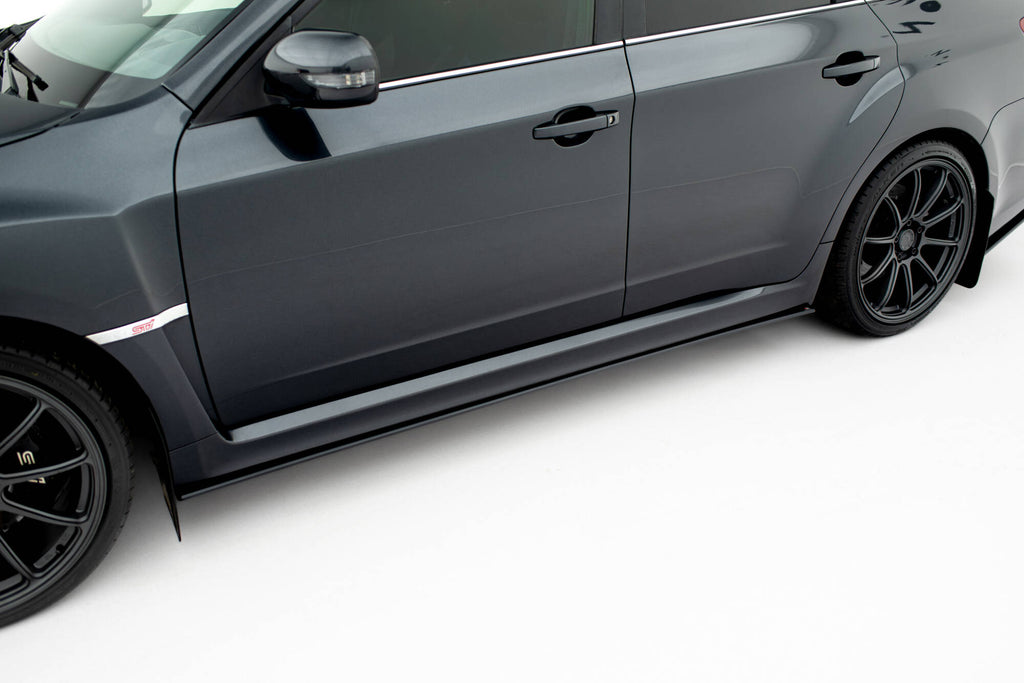 Street pro side skirts diffusers subaru impreza wrx sti mk3 facelift
