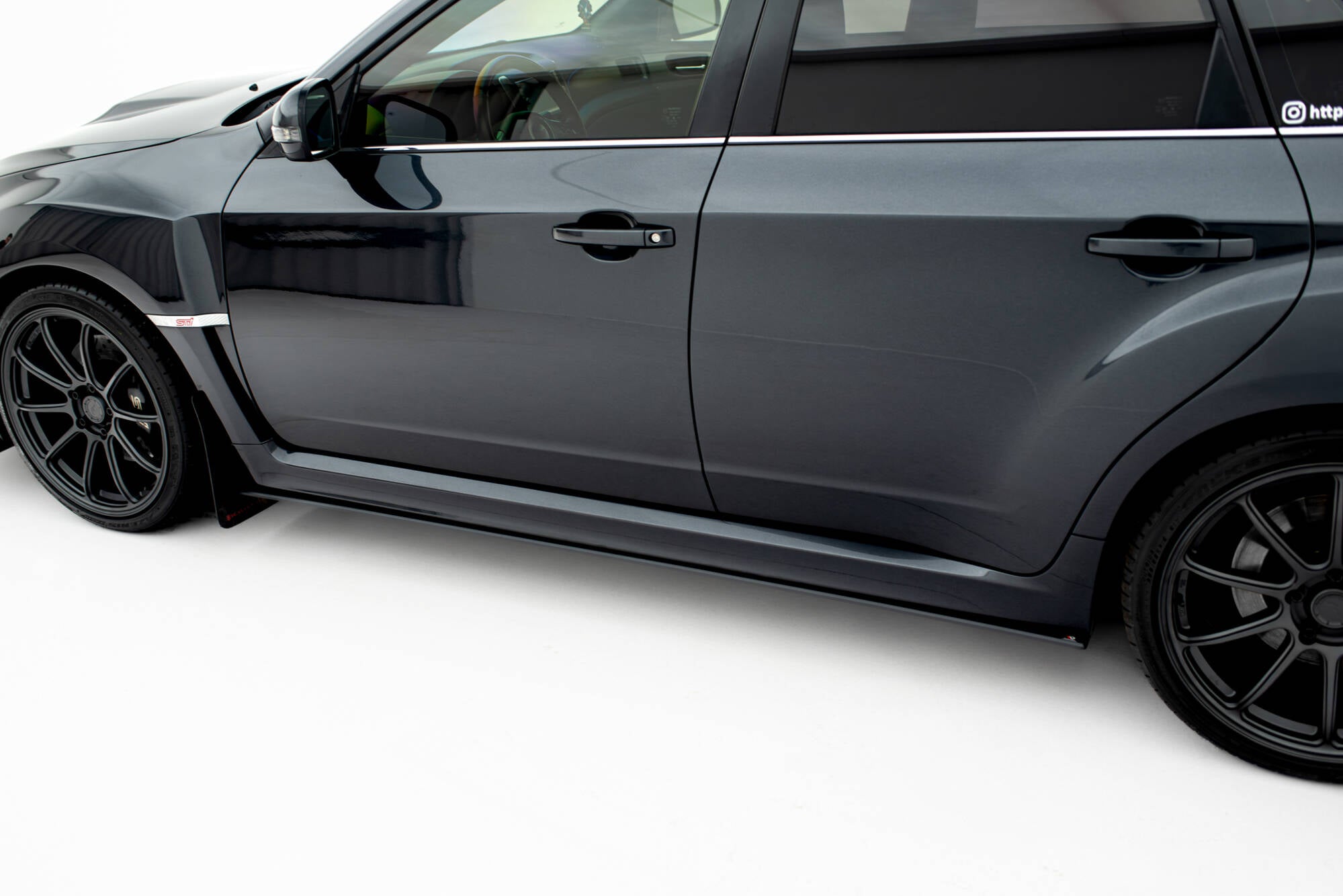 Street pro side skirts diffusers subaru impreza wrx sti mk3 facelift