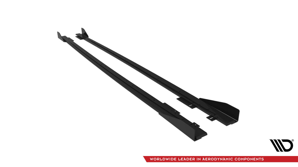 Street pro side skirts diffusers v.1 + flaps audi rs3 sedan 8v facelift