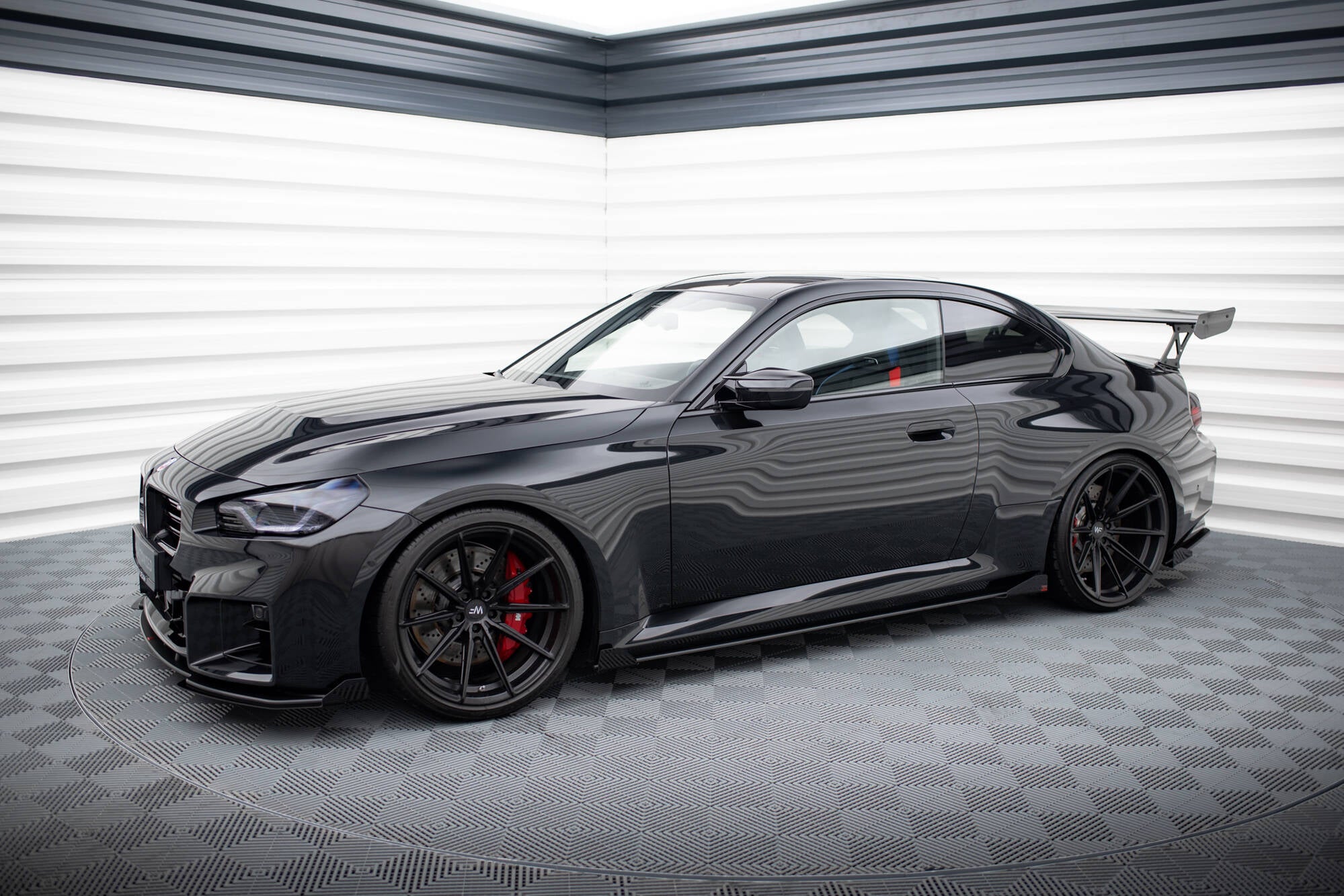 Street pro side skirts diffusers v.1 + flaps bmw m2 g87